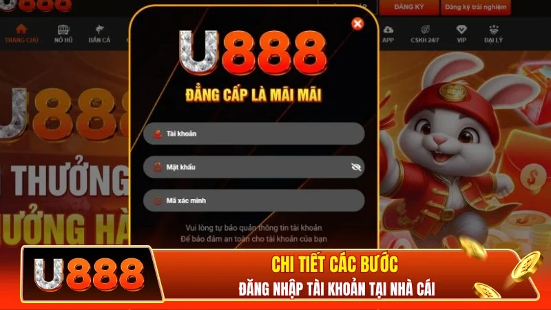 Chi tiết các bước đăng nhập tài khoản tại nhà cái