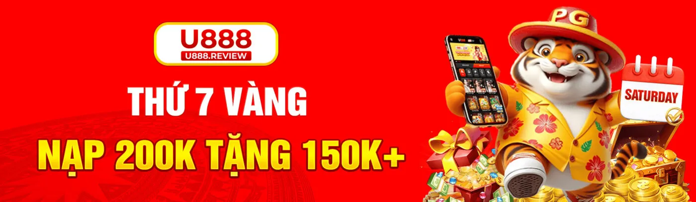 U888 Khuyến mãi nạp thứ 7